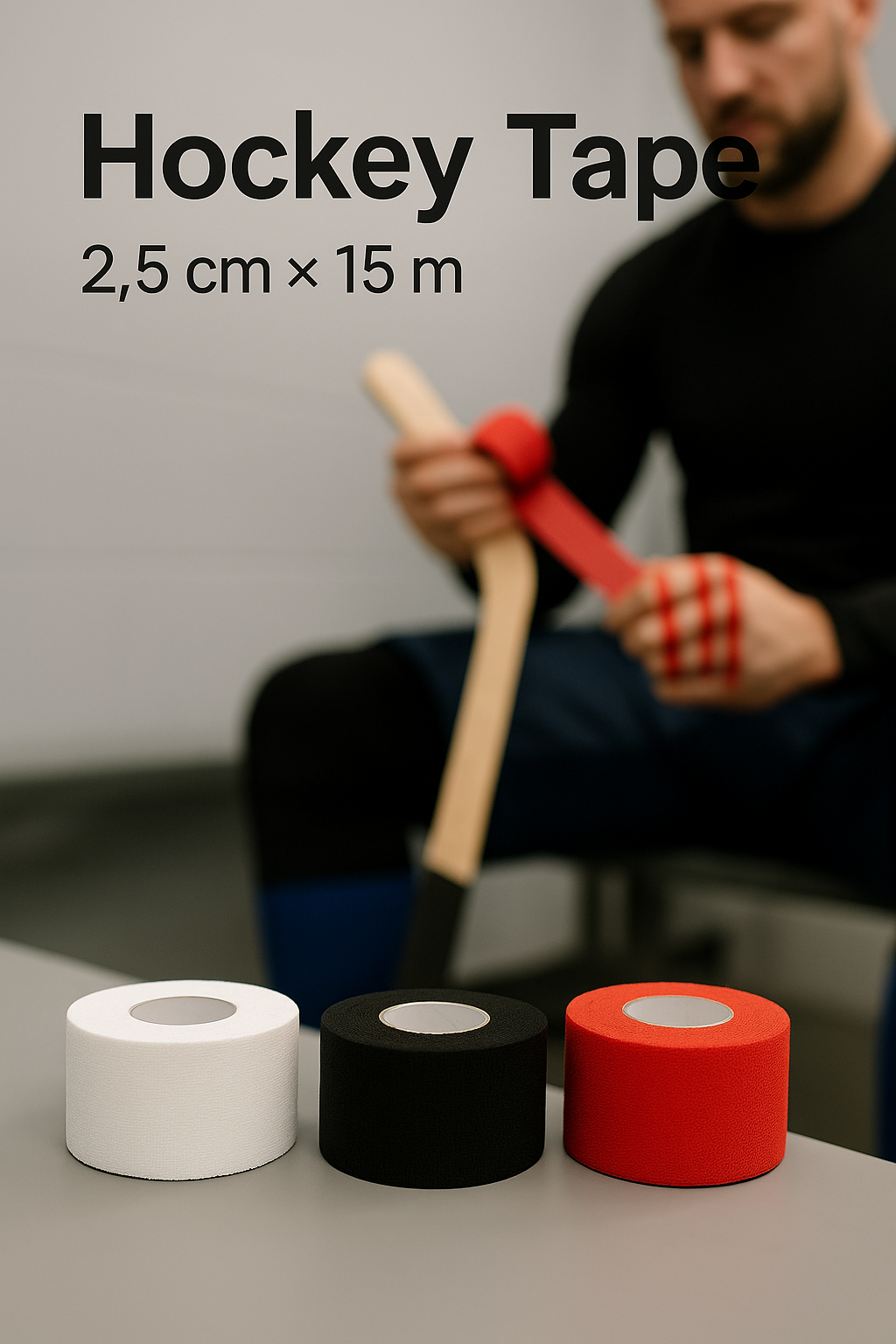 Hockey Tape 2.5 cm ×15 m – Don’tape