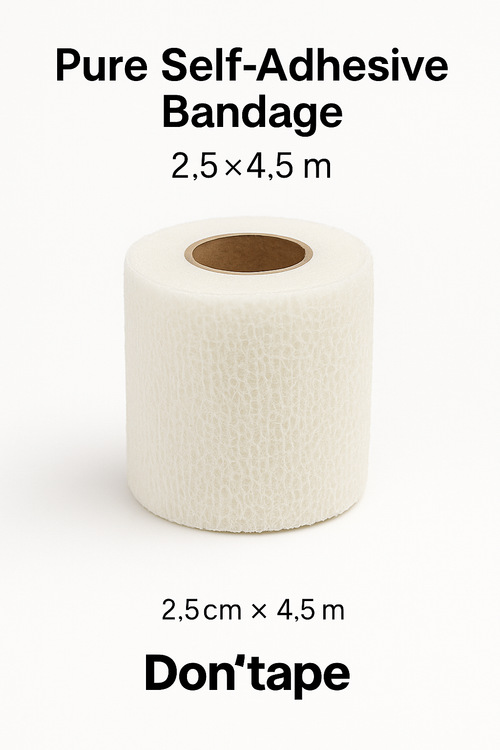 Pure Self-Adhesive Bandage 2.5 cm ×4.5 m – Don’tape